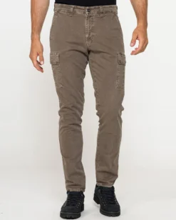 CARRERA - PANTALONE TORTORA DA UOMO CON TASCHE LATERALI