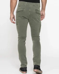 CARRERA - PANTALONE VERDE DA UOMO CON TASCHE LATERALI