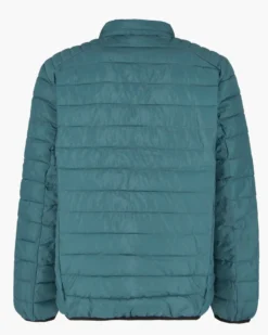 CARRERA - PIUMINO UOMO TURCHESE ULTRALEGGERO IN RIPSTOP COLLO COREANO