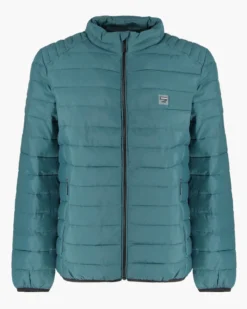CARRERA - PIUMINO UOMO TURCHESE ULTRALEGGERO IN RIPSTOP COLLO COREANO