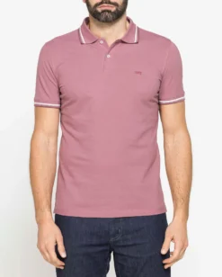 CARRERA - Polo manica corta in piquet rosa