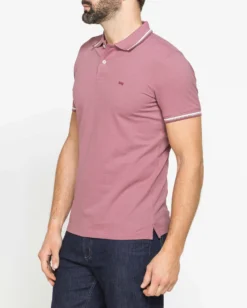 CARRERA - Polo manica corta in piquet rosa