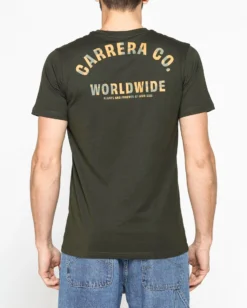 CARRERA - TSHIRT GIRICOLLO VERDE DA UOMO