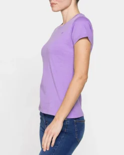 CARRERA - Tshirt lilla mezza manica basic in jersey