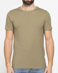 CARRERA - Tshirt manica corta beige con logo