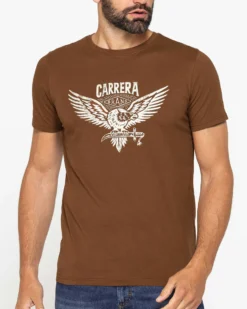 CARRERA - Tshirt manica corta in jersey con stampa