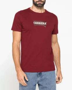 CARRERA - Tshirt mezza manica in jersey con stampa frontale