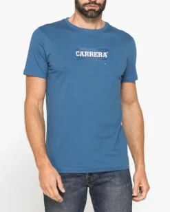 CARRERA - Tshirt mezza manica in jersey con stampa frontale
