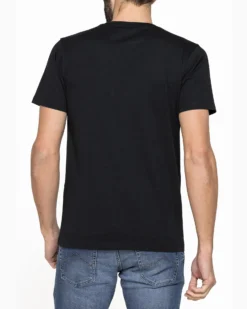 CARRERA - TSHIRT NERA DA UOMO MANICA CORTA