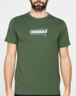 CARRERA - TSHIRT VERDE DA UOMO MANICA CORTA