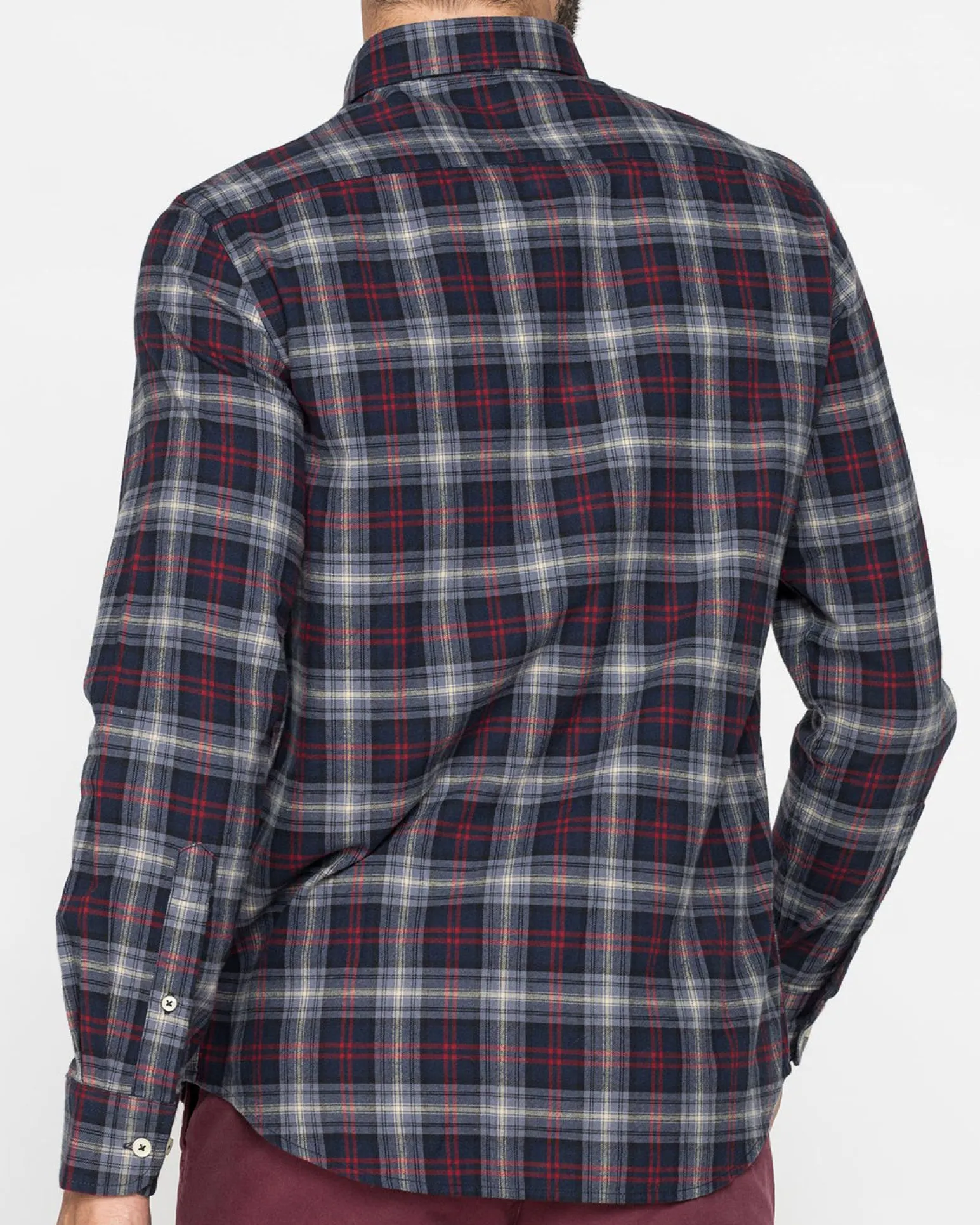 CARRERA - UOMO CAMICIA MANICA LUNGA SCOZZESE FLANELLA