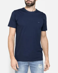 CARRERA - UOMO TSHIRT BLU MEZZA MANICA LOGO