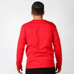 CASA DE PAPEL - UOMO T-SHIRT ROSSA MANICA LUNGA