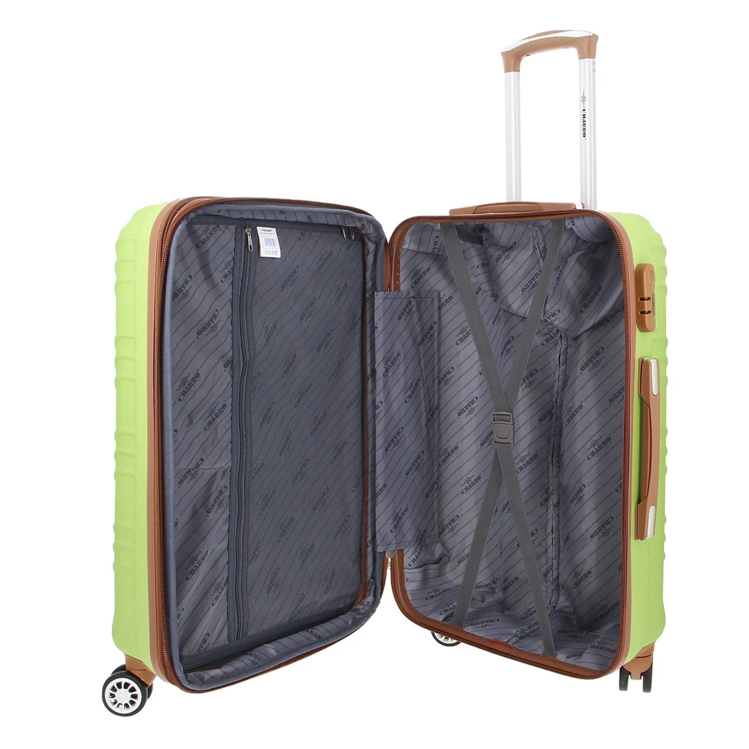CHARRO- Trolley in ABS con 4 ruote doppie ed espansione