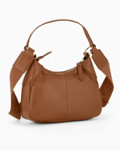 CHESTER POLO ACADEMY - Minibag cuoio in VERA PELLE con tracolla nastro loggata
