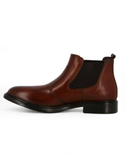 CLASS MAN - Beatles marrone in VERA PELLE