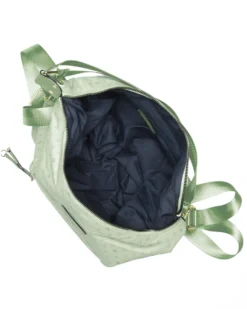 CORTINA POLO STYLE - Borsa verde con tracolla e manico regolabili e tasca frontale