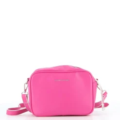 CORTINA POLO STYLE - Tracolla fuxia con scritta frontale