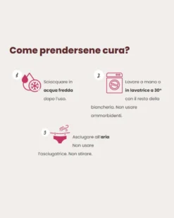 COTONELLA - Slip assorbente nero apribile, regolabile e lavabile