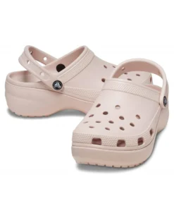 CROCS - SABOT CLASSIC PLATFORM CLOG BEIGE - NUMERATA 34/40 - 209422