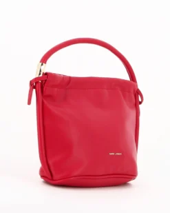 DAVID JONES - BORSA A MANO ROSSA, CHIUSURA MAGNETICA E TRACOLLA REMOVIBILE