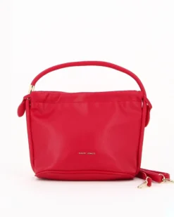 DAVID JONES - BORSA A MANO ROSSA, CHIUSURA MAGNETICA E TRACOLLA REMOVIBILE