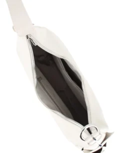 DAVID JONES - Borsa hobo a spalla nera con tasca laterale