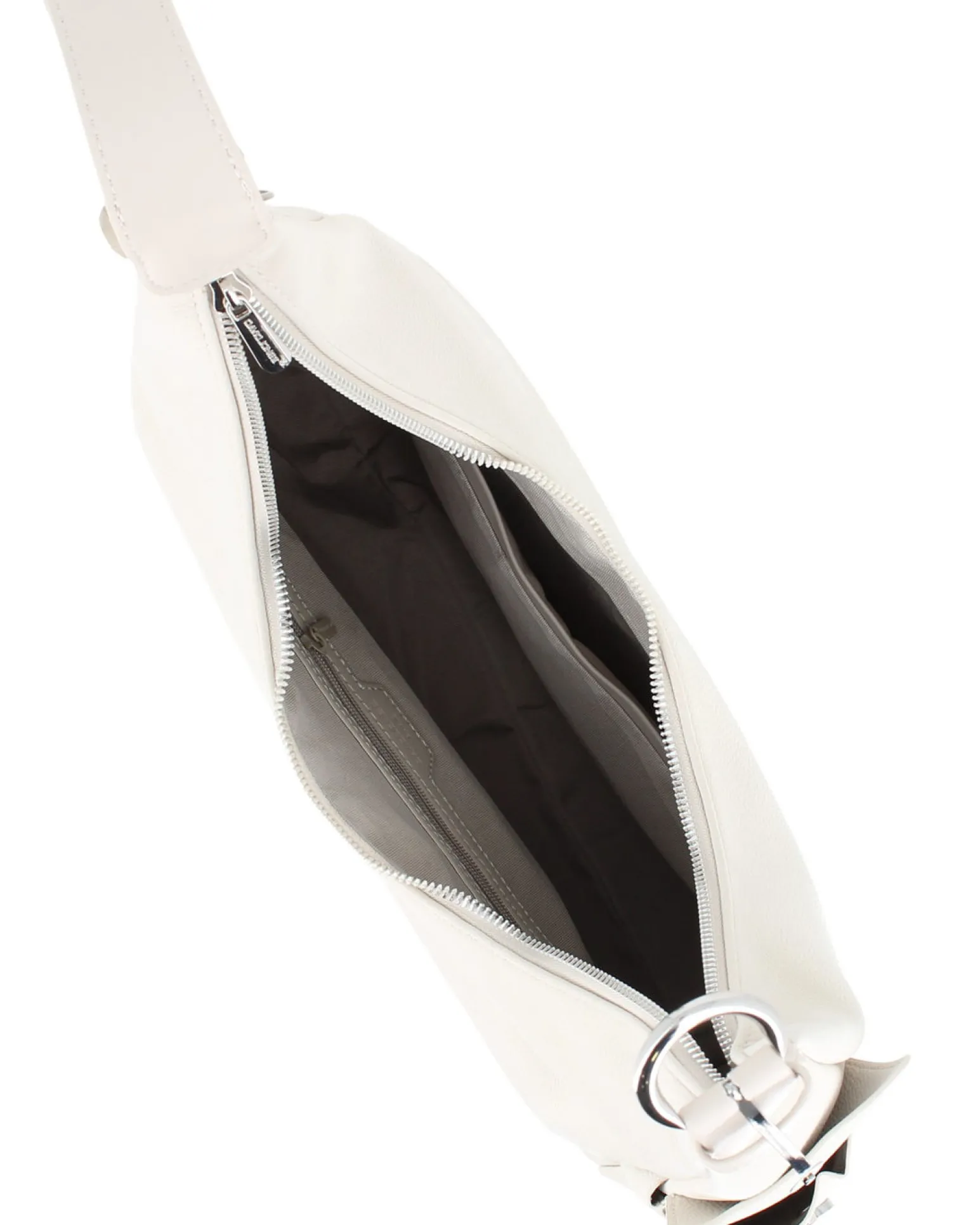 DAVID JONES - Borsa hobo a spalla nera con tasca laterale