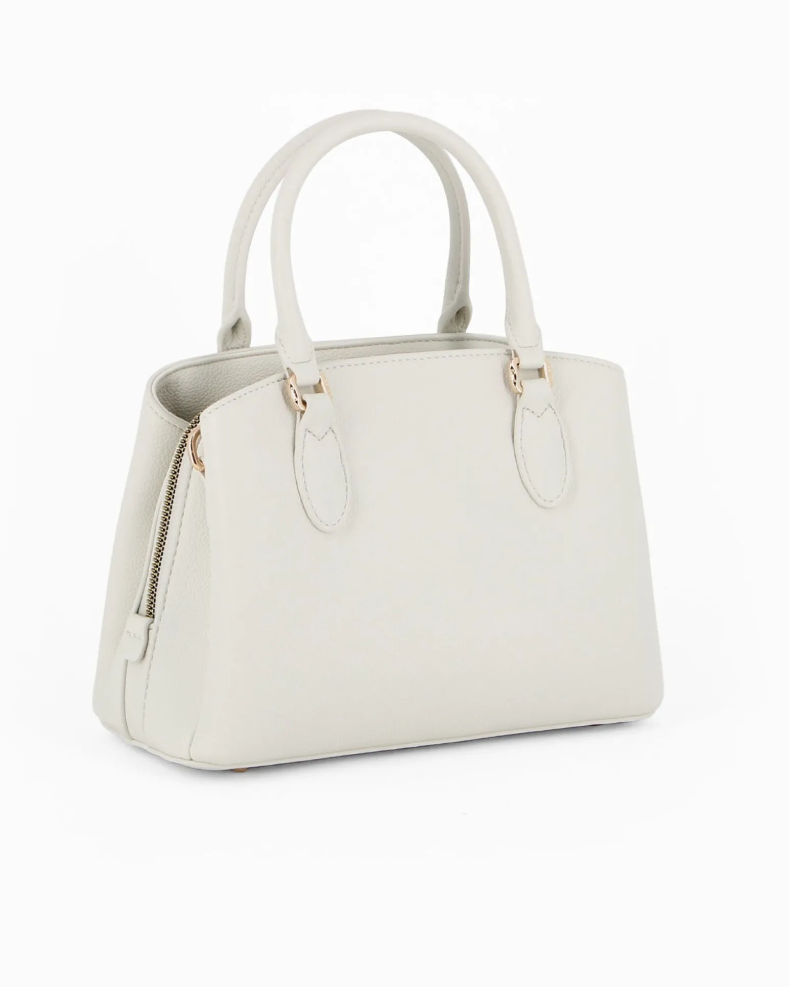 DAVID JONES - BORSA SMALL BIANCA A MANO DUE MANICI TRE SCOMPARTI