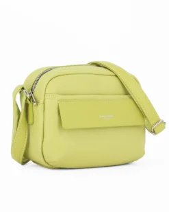 DAVID JONES - Tracolla verde con due tasche frontali