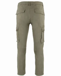 D-INFINITIVE - Pantalone cargo verde regular fit