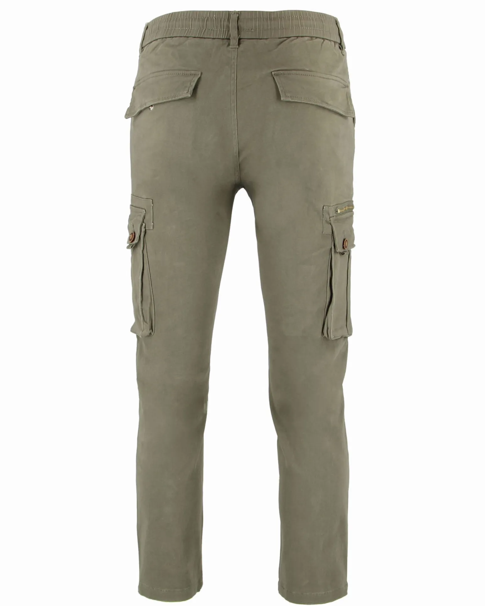 D-INFINITIVE - Pantalone cargo verde regular fit