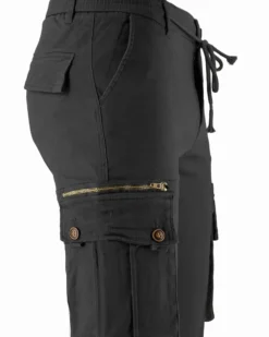 D-INFINITIVE - Pantalone cargo grigio regular fit