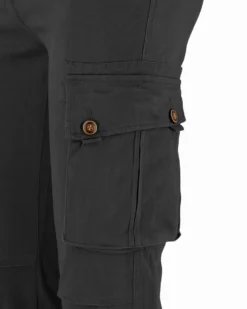 D-INFINITIVE - Pantalone cargo grigio regular fit