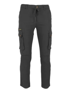 D-INFINITIVE - Pantalone cargo grigio regular fit