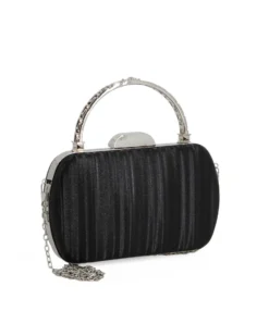 DIVAS - Borsa da sera nero con manico