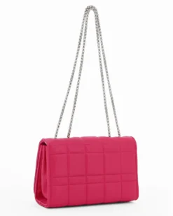 DIVAS - Borsa fuxia da donna  con patta