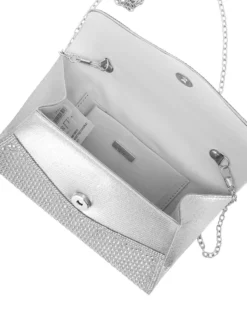 DIVAS - Borsa pochette argento
