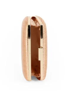 DIVAS - Clutch rose gold con doppia catenella