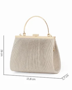 DIVAS - Clutch rose gold in lurex