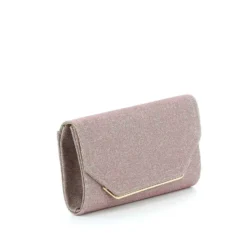 DIVAS- Pochette lurex con bordo metallico a chiusura