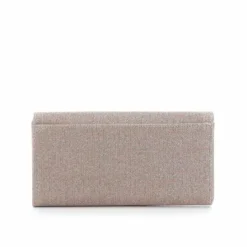 DIVAS- Pochette lurex con bordo metallico a chiusura