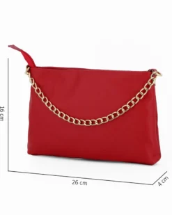 DIVAS - Tracolla VERA PELLE rossa - MADE IN ITALY