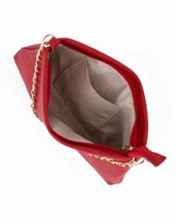 DIVAS - Tracolla VERA PELLE rossa - MADE IN ITALY