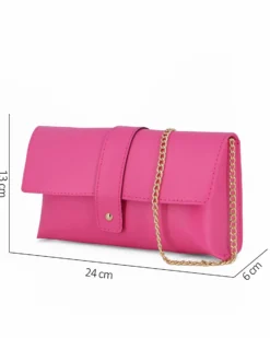 DIVAS - TRACOLLINA FUXIA IN PELLE