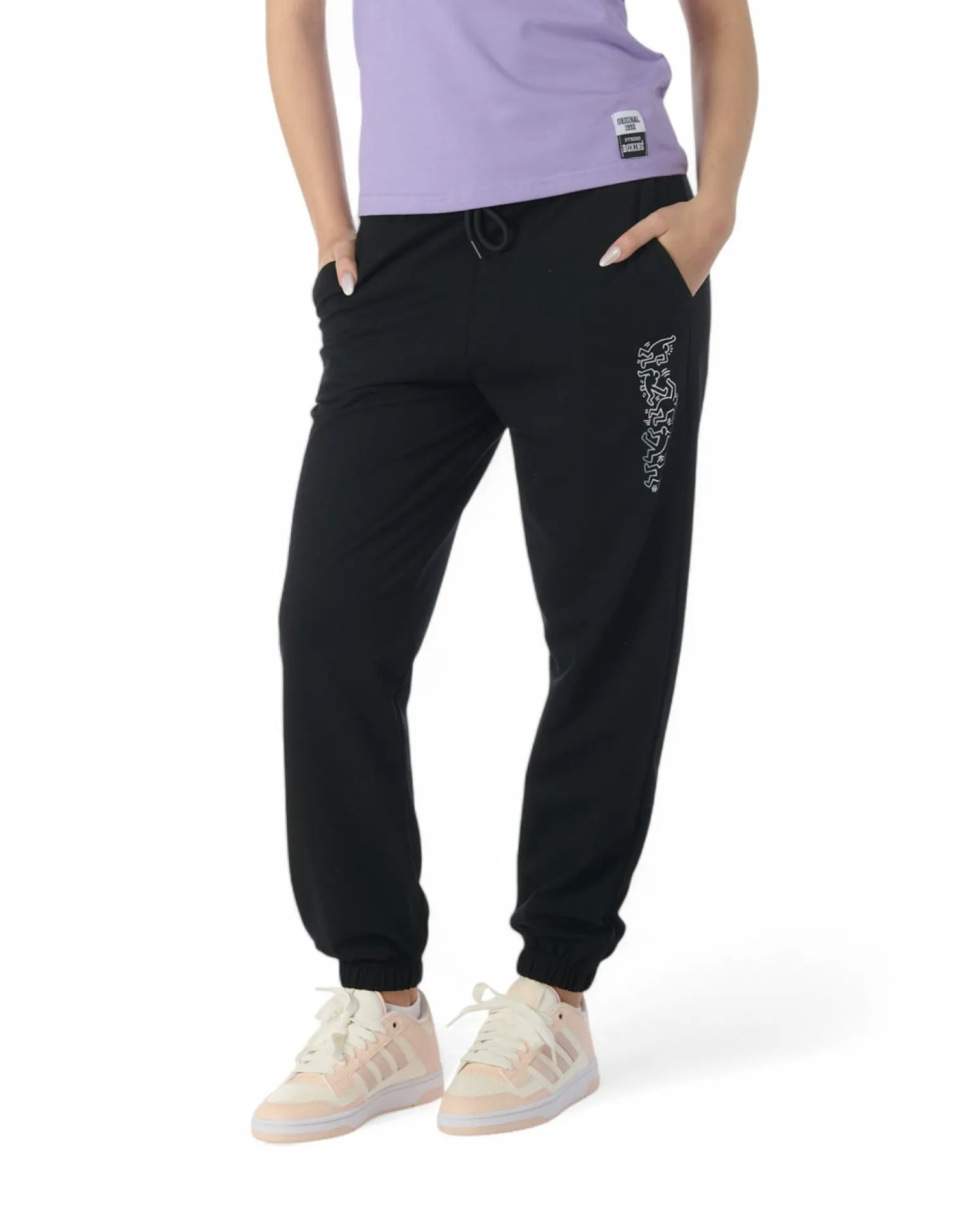 DONNA PANTALONE CON POLSI
