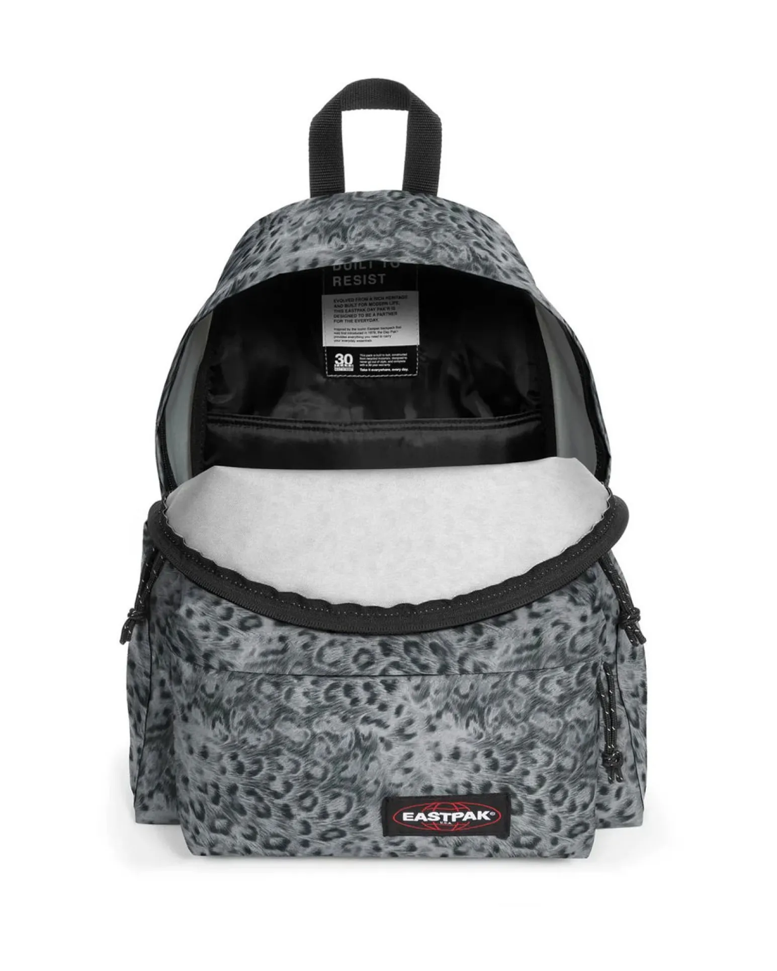 EASTPACK - ZAINO DAY PAK'R STAMPA ANIMALIER BIANCO E NERO,EK0A5BG4_D0C1
