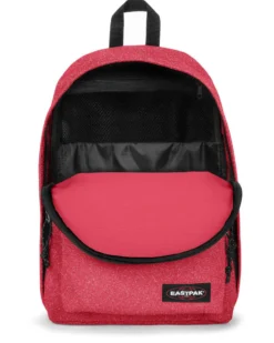 EASTPACK - ZAINO OUT OF OFFICE SPARK ROSSO CARMINIO GLITTERATO, EK000767_2Z61