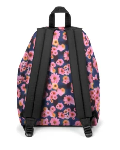 EASTPAK - Zaino PADDED PAK'R blu stampa fiori con tasca frontale