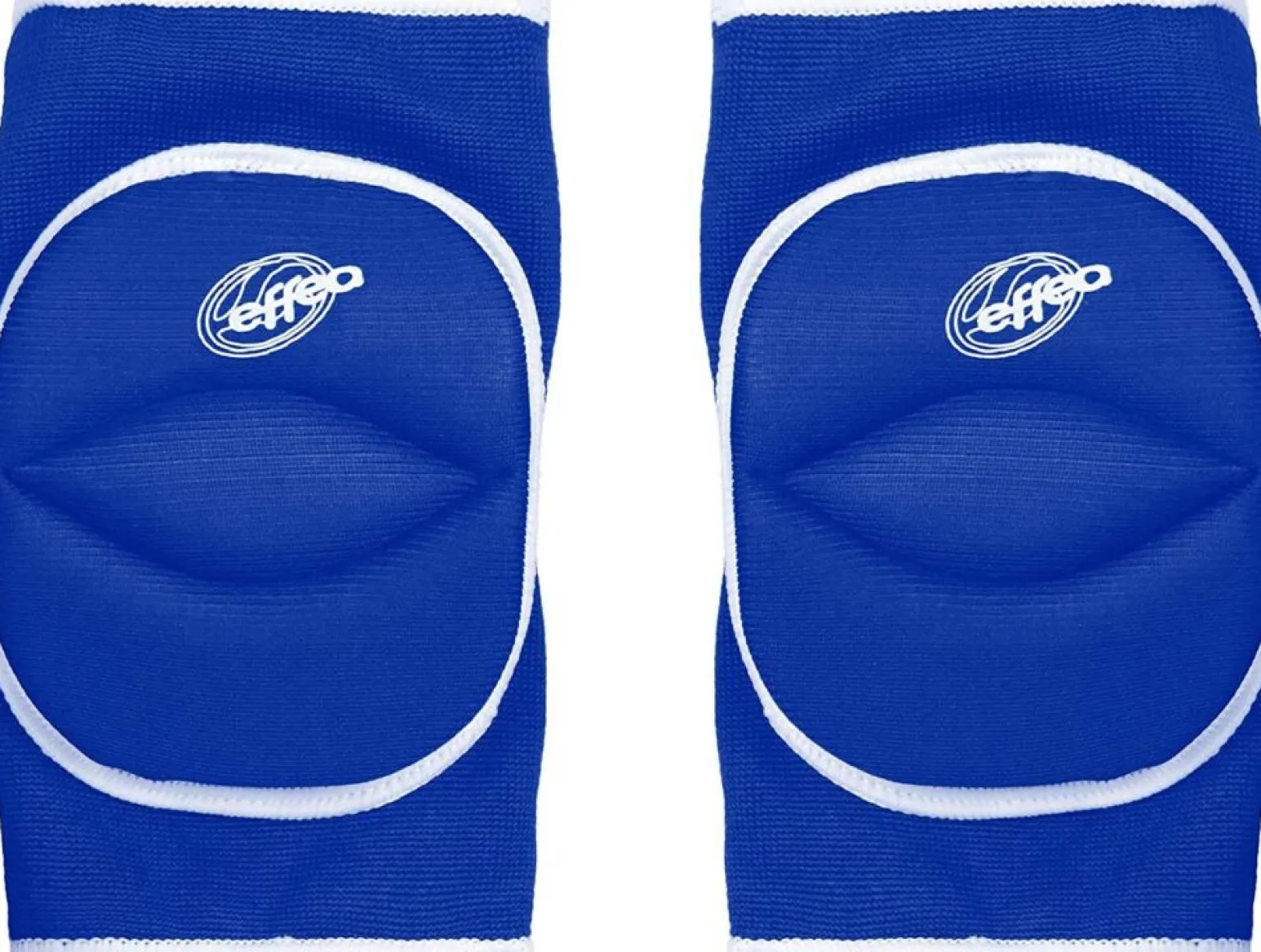 EFFEA - Ginocchiera da pallavolo blu con snodo e foro posteriore